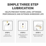 Fellowes Shredder Oil for Micro Cut and Cross Cut Paper Shredders, 355ml - Shredder Oil Lubricant - Image 2