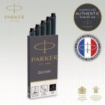 Parker Fountain Pen Ink Refill Cartridges | Long | Black QUINK Ink | 10 Count (Blister) - Image 7