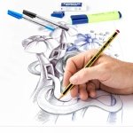 STAEDTLER 60 BK-4 Noris Office Set - Assorted Stationery Pack with 3 Graphite Pencils, 2 Pens, Highlighter, Eraser & Sharpener - Image 7