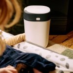 Tommee Tippee Twist and Click Advanced Nappy Bin, Eco-Friendlier System, Includes 1x Refill Cassette with Sustainably Sourced Antibacterial GREENFILM, White - Image 8