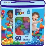 MEGA BLOKS Big Building Bag building set with 60 big and colorful building blocks, and 1 storage bag, toy gift set for ages 1 and up, DCH55 - Image 3