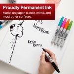 Sharpie Permanent Markers | Fine Point for Bold Details | Black Ink | 36 Marker Pens - Image 5