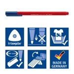 STAEDTLER 323 SB20 Triplus Colour Fibre-Tip Pens, 1.0mm - Assorted Colours (Pack of 20) - Image 5