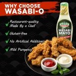 WASABI-O Premium Fusion Mayonnaise Real Wasabi & Ketchup Blend, Ideal for Fish and Chips, Sandwiches, Salads, and Coleslaw | Perfectly Versatile for Sushi, Burgers, Pasta & French Fries - 6oz(170g) - Image 9
