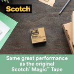 Scotch Magic Tape Invisible A Greener Choice - 1 Roll 19 mm x 30 m, White - Ideal For School, Home and Office - Image 6