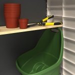 Keter Store It Arc Outdoor Garden Shed, 1200 Litres, Taupe/Beige - Image 4