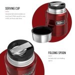 Thermos Stainless King Food Flask, 470ml Capacity - Sleek Multi- Purpose Flask for Daily Food Prep - Durable Stainless Steel with Classic Red Finish - Ideal for On-the-Go Meals & Drinks - Image 6