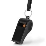 Fya Whistle, Professional Sports Whistle with Lanyard, Loud Clear Black Whistles Great for Coaches, Referees, and Officials - Image 3