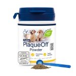 ProDen PlaqueOff Powder for Dogs & Cats, Tartar & Bad Breath Remover 100% Natural Teeth Cleaner and Plaque Remover 60 g