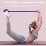 6 Tubes Foot Pedal Resistance Band, Sit up Exercise Equipment, Elastic Bands for Exercise, Foot Resistance Bands, Workout Bands, Exercises Equipment for Home Use (pink) - Image 7