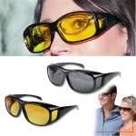 Boolavard Night Sight Night Driving Over Glasses UV Wind Protection (Yellow Lens) - Image 6