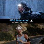 Babacom Head Torch, Rechargeable Super Bright LED Headlamp-250 Lm, Motion Sensor, IPX6 Waterproof, 5 Light Modes, Adjustable Angle & Strap, Led Head Torch for Running Camping Hiking Fishing - Image 4