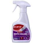 Acana Moth Killer & Freshener, Lavender, 275ml - Spray Formula, Kills Moths, Eggs & Larvae - Licensed Insecticide - Non-staining - for Carpets, Curtains & Cushions