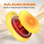 2-Pack Rechargeable Hand Warmers, FANDLISS USB Electric Magnetic Handwarmers with an 8000mAh High-Performance Battery and 3 Temperature Settings,Suitable for Outdoor, Skiing,Camping,Unisex, Yellow - Image 5