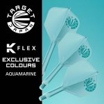 Target Japan Aquamarine K Flex Dart Flights and Shaft System, No.2 | Pack of 3 Kflex All In One Flight, JPN Exclusive Accessories | K-Flex Dart Stem - Intermediate - Image 6