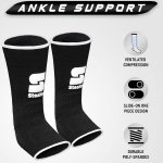 Stealth Sports Ankle Support |Durable Compression Ankle Support for MMA, Muay Thai, Kickboxing, and Gym Training | Flexible, Breathable, and Non-Slip Design for Maximum Stability (Black, L/XL) - Image 6