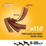 Pedigree Schmackos Mega Pack 110/112 Strips Snacks, Dog Treat Multipack with Beef, Lamb and Poultry Flavours - Image 3