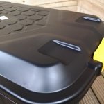 Heavy Duty Plastic Storage Box on Wheels - 145 L - Image 7