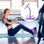 6 Tubes Foot Pedal Resistance Band, Sit up Exercise Equipment, Elastic Bands for Exercise, Foot Resistance Bands, Workout Bands, Exercises Equipment for Home Use (pink) - Image 4