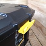 Heavy Duty Plastic Storage Box on Wheels - 145 L - Image 4