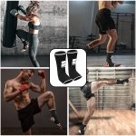 Stealth Sports Ankle Support |Durable Compression Ankle Support for MMA, Muay Thai, Kickboxing, and Gym Training | Flexible, Breathable, and Non-Slip Design for Maximum Stability (Black, L/XL) - Image 5