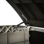 Keter Store It Arc Outdoor Garden Shed, 1200 Litres, Taupe/Beige - Image 8