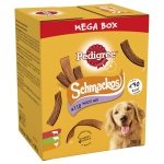 Pedigree Schmackos Mega Pack 110/112 Strips Snacks, Dog Treat Multipack with Beef, Lamb and Poultry Flavours