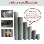 Galvanized Hardware Cloth 1/4 Inch 23 Gauge - 4" x 35ft Heavy Duty Welded Wire Mesh, Hot-Dip Galvanized After Welding for Durability - Chicken Fence, Garden Fencing, Rabbit Barrier, DIY Crafts - Image 2