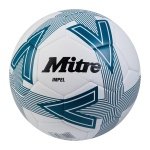 Mitre Impel L30P Unisex Football, White/Pitch Green/Black, 5