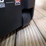 Heavy Duty Plastic Storage Box on Wheels - 145 L - Image 5