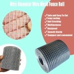 Galvanized Hardware Cloth 1/4 Inch 23 Gauge - 4" x 35ft Heavy Duty Welded Wire Mesh, Hot-Dip Galvanized After Welding for Durability - Chicken Fence, Garden Fencing, Rabbit Barrier, DIY Crafts - Image 4