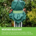 VELCRO Brand ONE-WRAP Plant Ties Tape, 12mm x 5m, Green - Reusable, Plant-Friendly Secure Solution For Tree Ties Straps, Plant Clips, VEL-EC60202,package may vary - Image 4