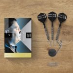 Target Darts Chris Dobey Steel Tip 95K Dart Set, 24G, K-Flex No.2 Flights & Shafts, Swiss GRD Silver Points & SP Tool Included | Player Edition Professional Dart Sets - Image 3