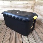 Heavy Duty Plastic Storage Box on Wheels - 145 L - Image 3