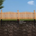 LADECH 4x4 Fence Post Anchor Ground Spike 36” Length Metal Black Powder Coated – Mailbox Post Anchors – Fit 3.5x3.5 Lumber (1, Black) - Image 4